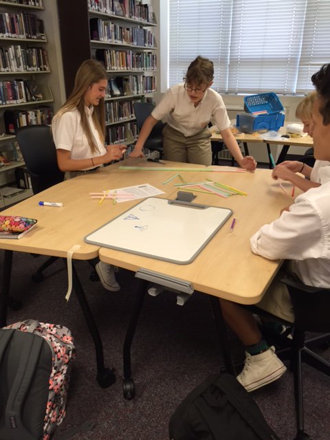 lewisoles's tweet photo. more PBL w/ @SmckEdu computer science class, construction &amp; creation, freshmen loving learning @JudgePride https://t.co/R2KQxHJk1p