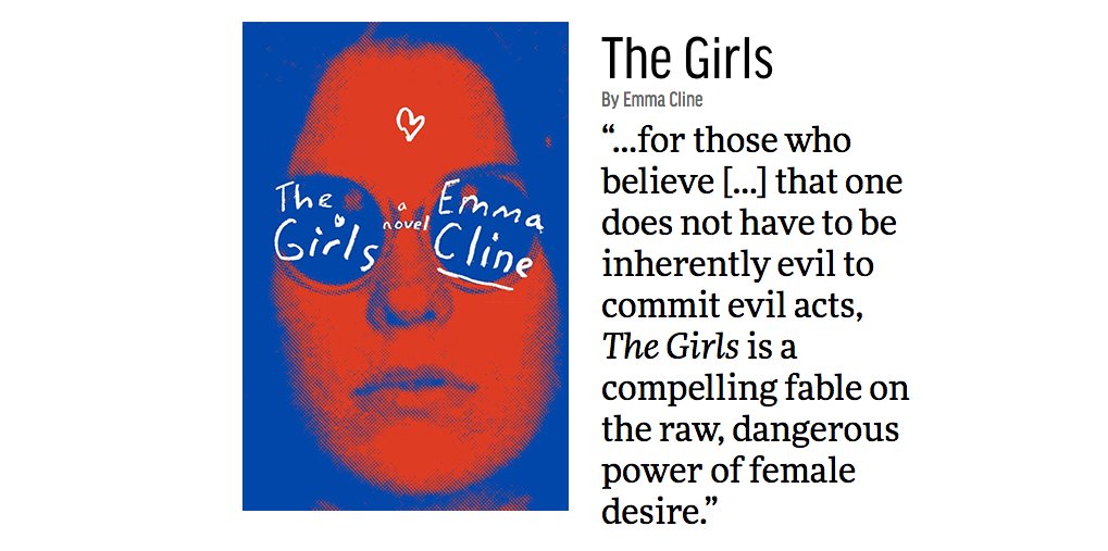Read THE GIRLS yet? Emma Cline's debut novel gets another rave review from <a href="/lineupweekly/">The Lineup</a>: ht.ly/INQa303inL7