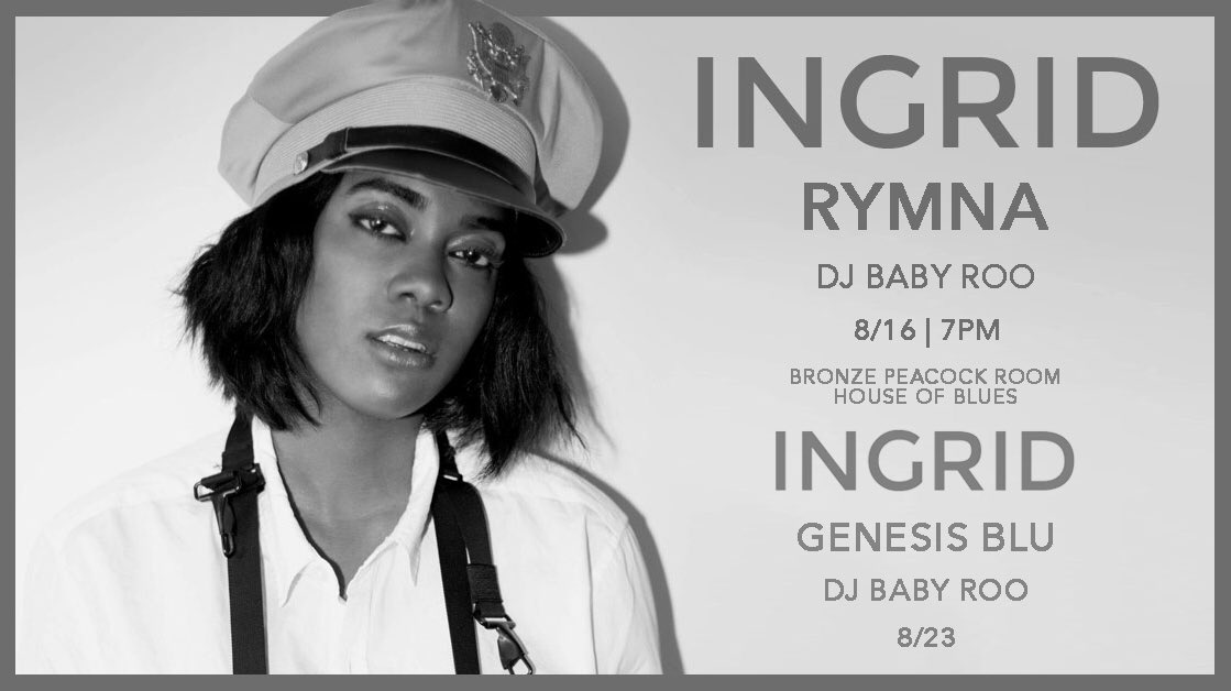 roologic's tweet photo. @ingrid residency at HOB starts tonight with direct support from RYMNA
1204 Caroline | 7PM
#Roologic #RYMNA https://t.co/nX3V6kpl6Z