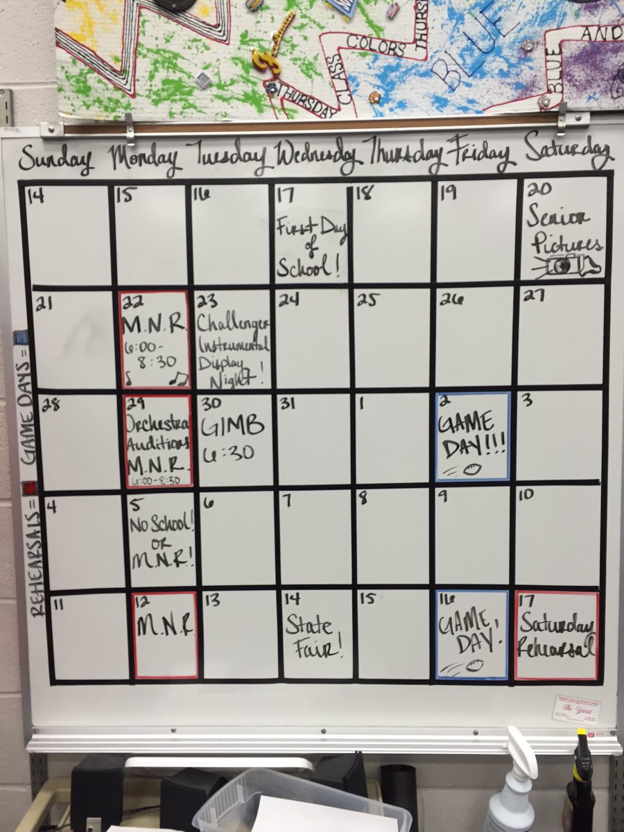 MrDanielsen_'s tweet photo. Back to school mode is officially here. Thanks to @elvmae and her wonderful art work. #265Ready https://t.co/BOqj5JrSDe