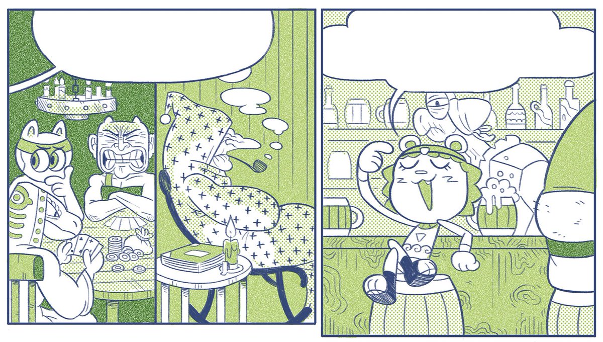 Small previews from a comic I've been working on during my free time, soon to be released! (O v - )