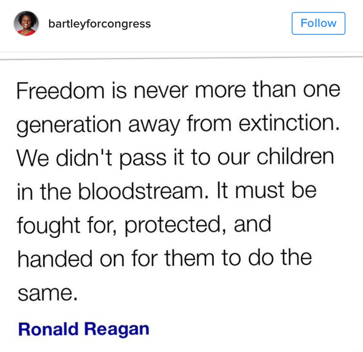 texasmillennial's tweet photo. "Let's continue to fight for freedom by unseating those who threaten it." @LoriBartleyTX18 GOP vs SheilaJacksonLee https://t.co/0Lbmma8MPk