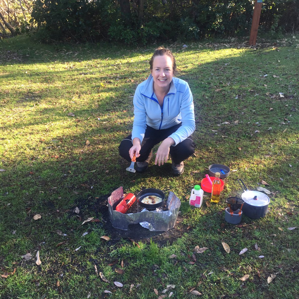 Royalmavs's tweet image. Pancakes at Diamond Head #camping #pancakes #roadtrip