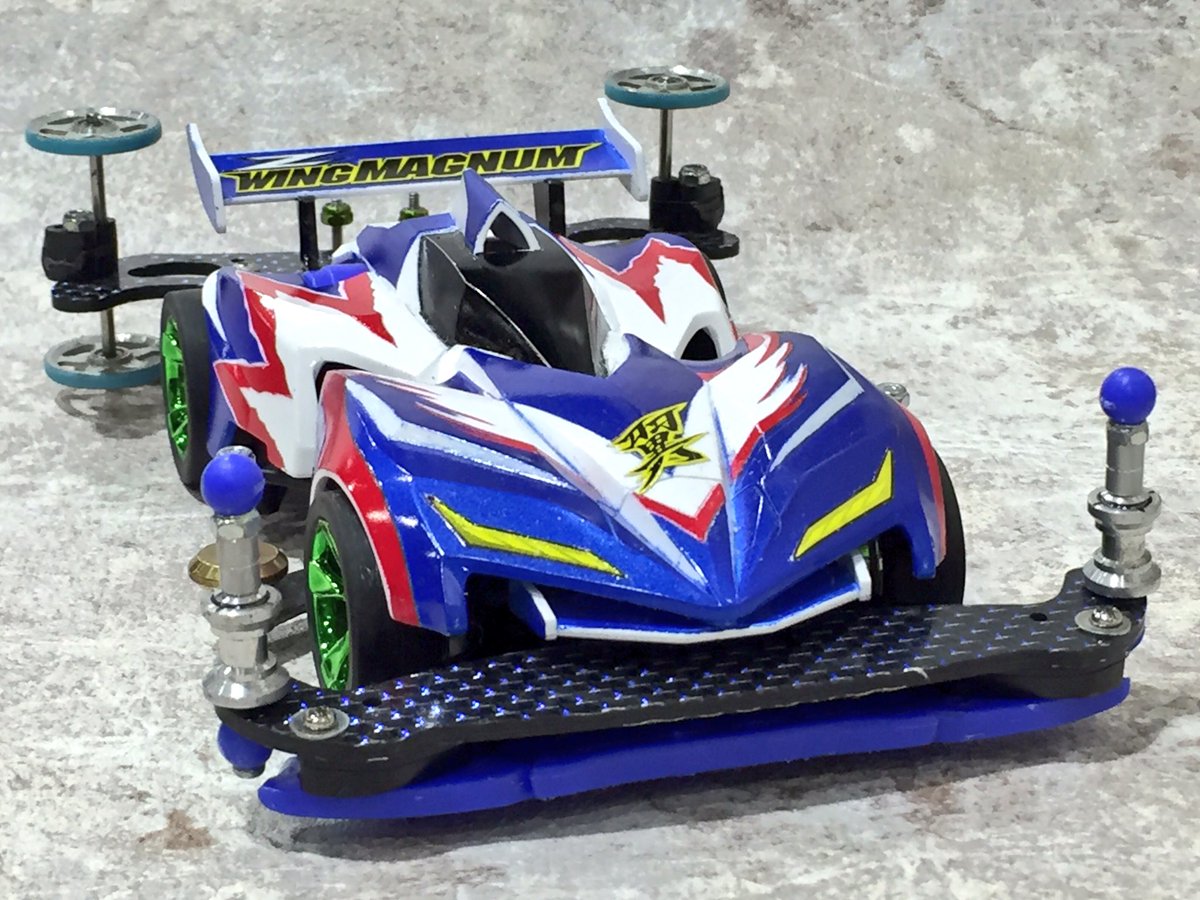 Uzivatel ミニ四駆 タミヤ公式 Na Twitteru コンデレ Nicotさんの 歴代マグナムのカラーを纏ったzウイングマグナムです 富士通 乾電池提供 ミニ四駆ジャパンカップ16 仙台大会コンクールデレガンスより Mini4wd M4condele