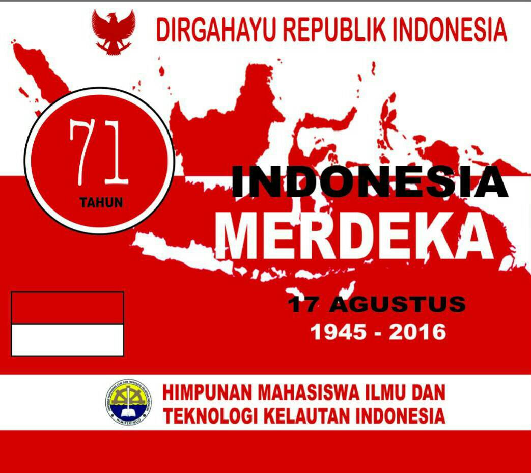 Selamat hari kemerdekaan Indonesia ke 71 Jayalah Indonesiaku