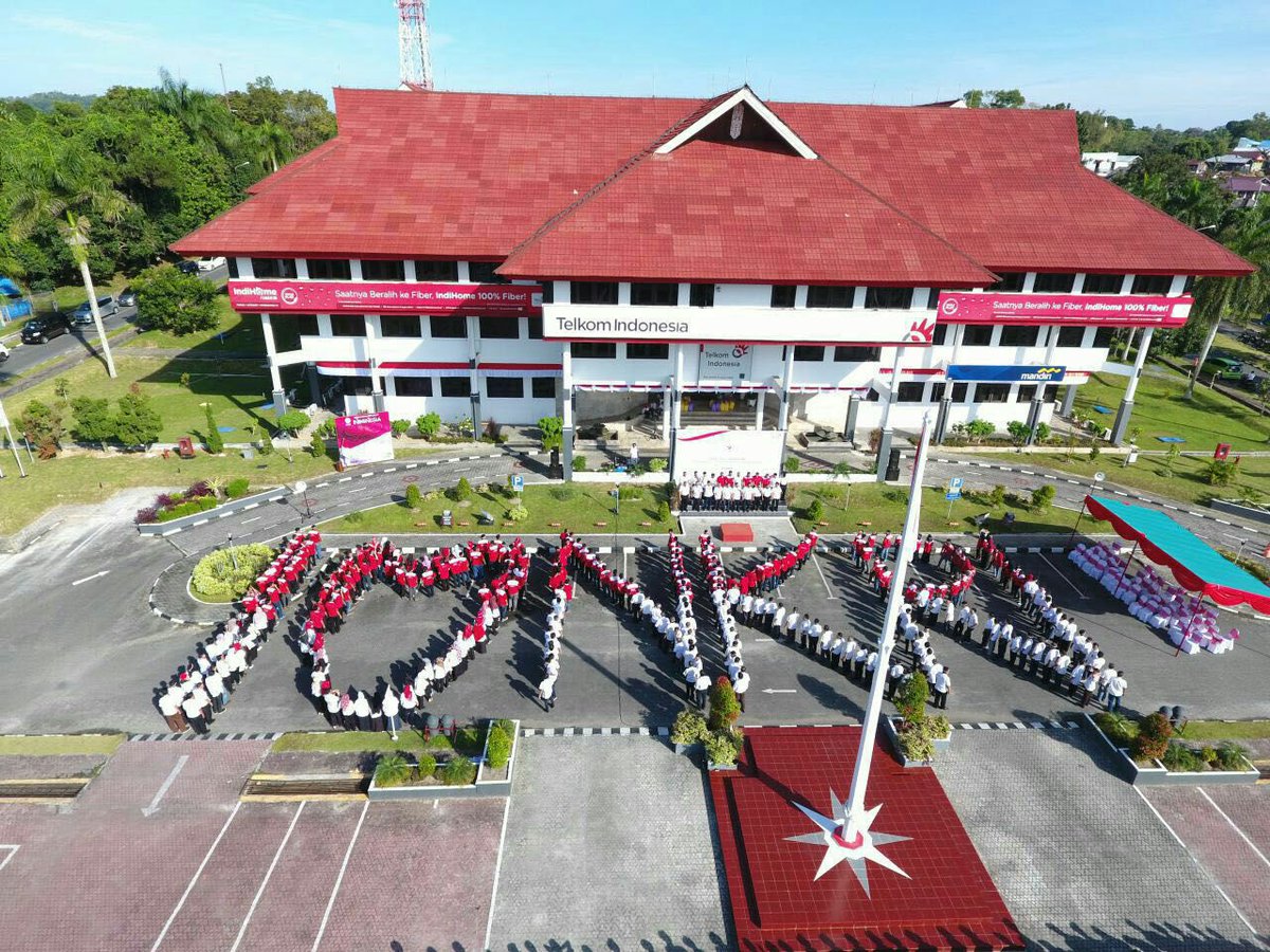 indihomebpn's tweet photo. Upacara Peringatan Kemerdekaan RI Telkom Group Regional VI #BUMNHadirUntukNegeri #RI71 #IndihomeMerdekaContest https://t.co/zWmJP535cx