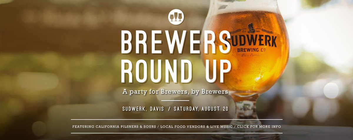 ucdavisaggies's tweet photo. Celebrate the end of #DavisBeerWeek at @Sudwerk! $10 discount with the code UCDAGGIES. Visit https://t.co/fZ28AoSzzw https://t.co/jSXiiQrPMX