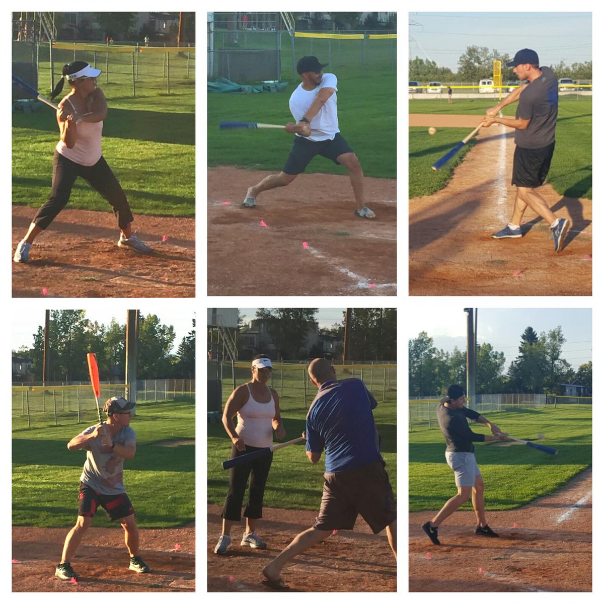 LisaLongball's tweet photo. Batting practice w/ @kidzfirstsports 4 @nathanschildren w/ @morganklimchuk @Gord_Gillies Chad Johnson&amp; Doug Crashley https://t.co/fidUThboqe