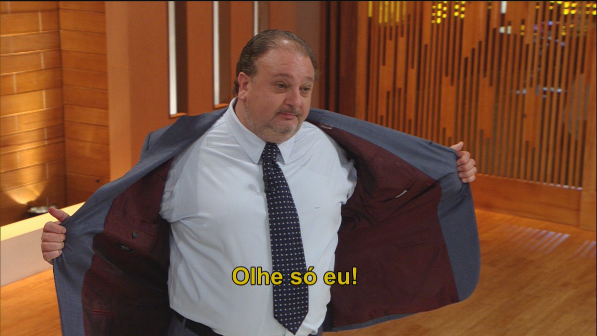 masterchefbr's tweet photo. É muita “elegance” para um @erickjacquin só... #MasterChefBR https://t.co/dVOoUe2Krq