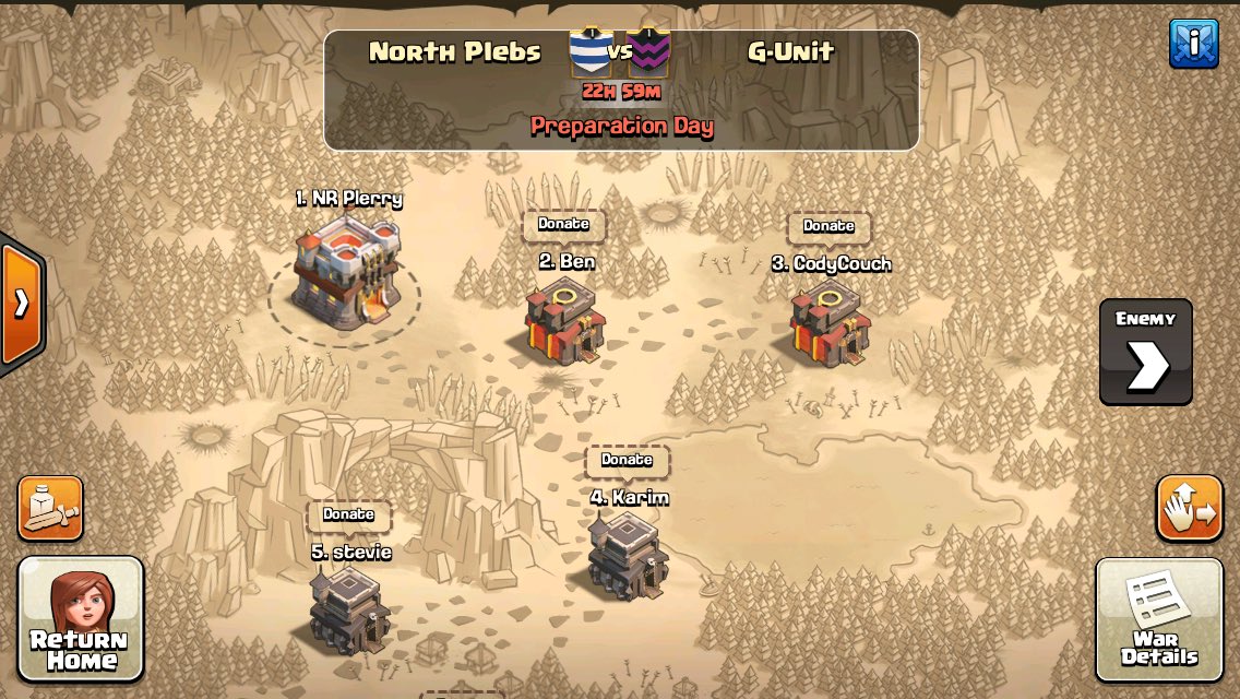Plerry_ThePleb's tweet photo. Wanted a competitive war but guess we gotta settle for the farm war #RIPGunit https://t.co/q5ACoCEweB