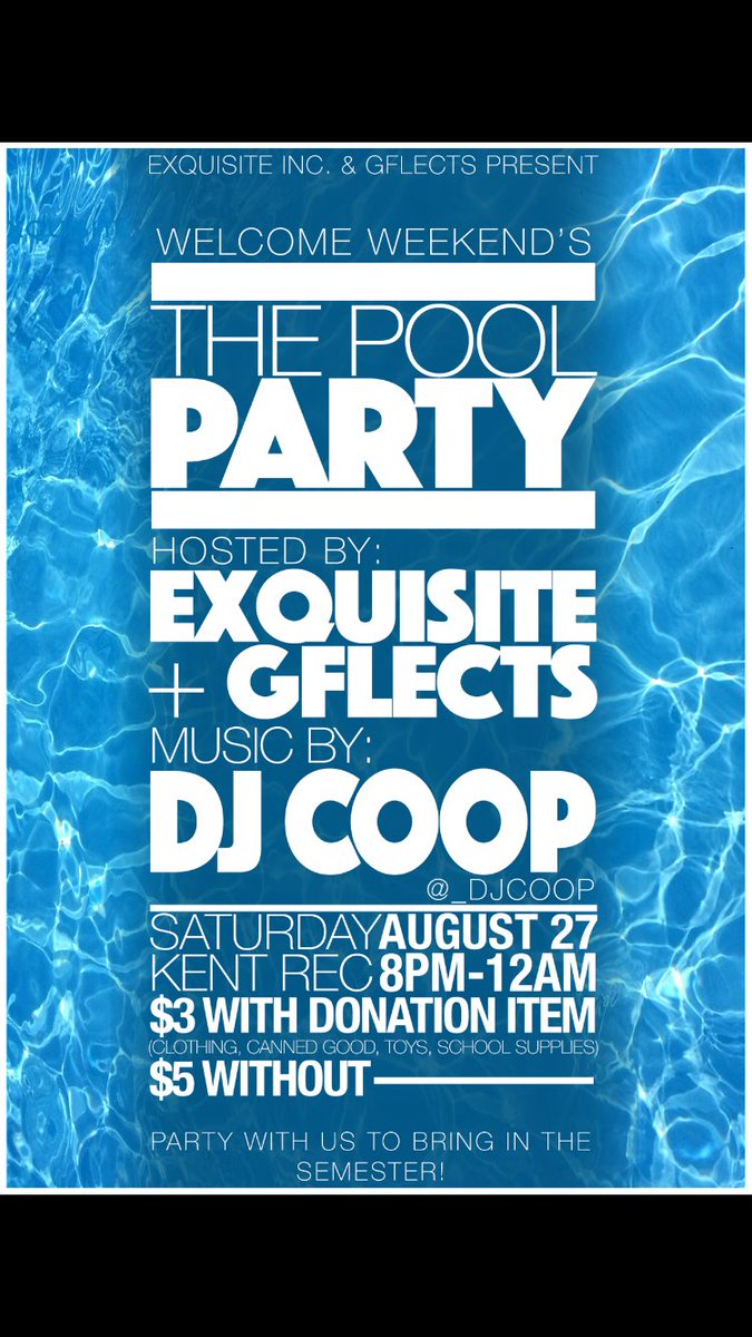 loveejnb's tweet photo. #GflectExquisitePoolParty #KentState2020 #KentState2019 #KentState2018 #KentState2017 https://t.co/HBY7rL48h6