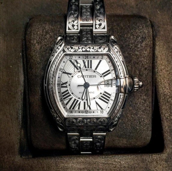 Fresh from the carving block! Hand carved Cartier! #madeworn #cartier