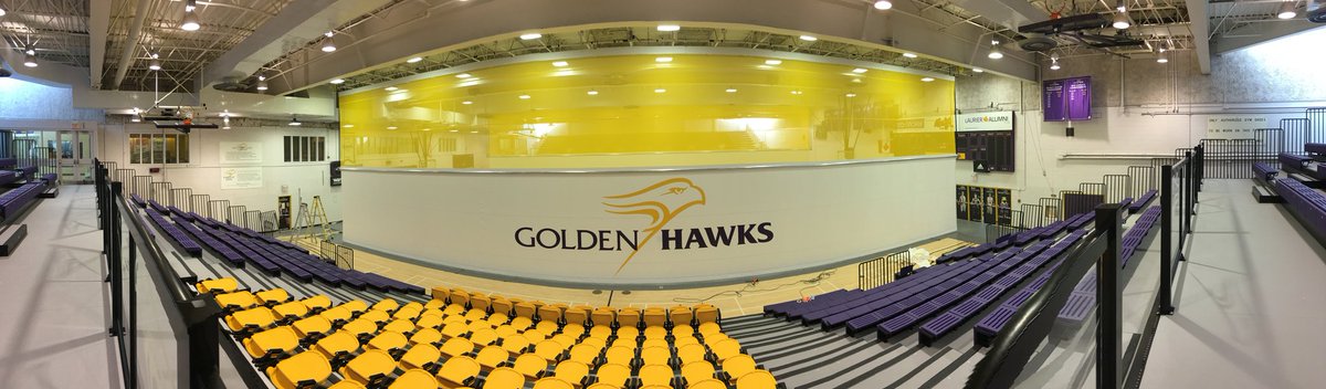 ForumAthletic's tweet photo. It just keeps on getting better for @WLURecreation @WLUAthletics 
Gym Divider branding is sharp! https://t.co/WOplGhHmec