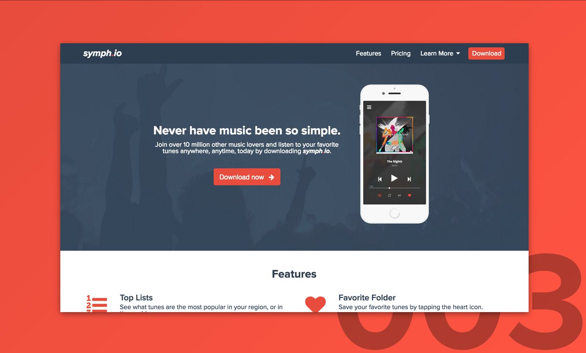 thatguyemil's tweet photo. Daily UI - #003 App Landing Page #dailyui / Codepen: https://t.co/47Xin4NuQ8 https://t.co/TqAoGNlC3F