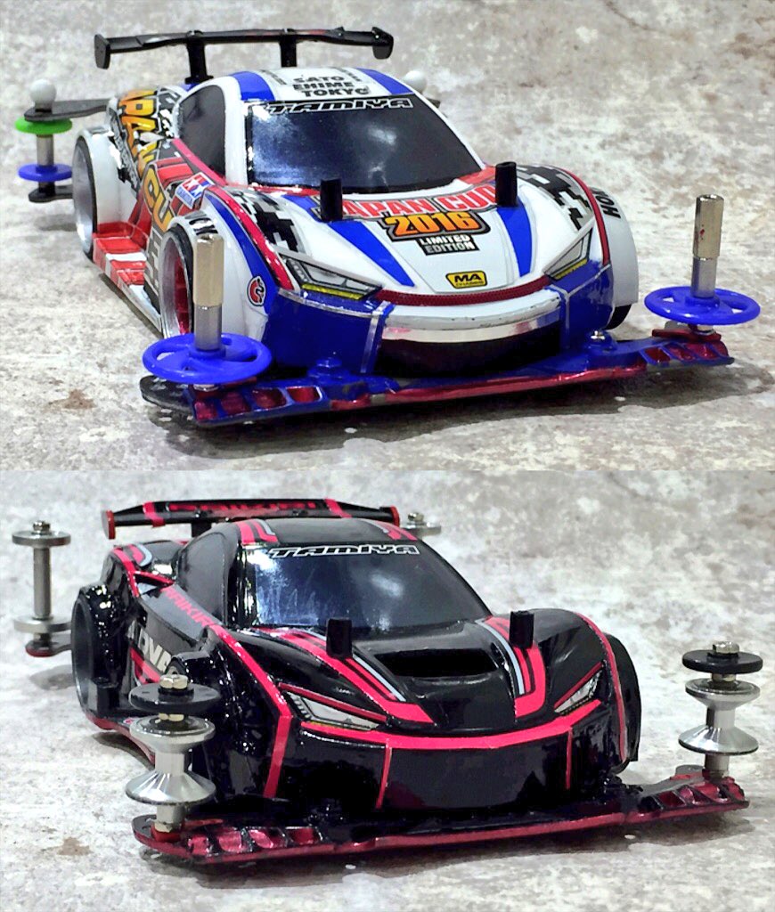 タミヤ　ミニ四駆　デコトラ　コンデレ車両 16輪⭐︎タミヤトレーラー