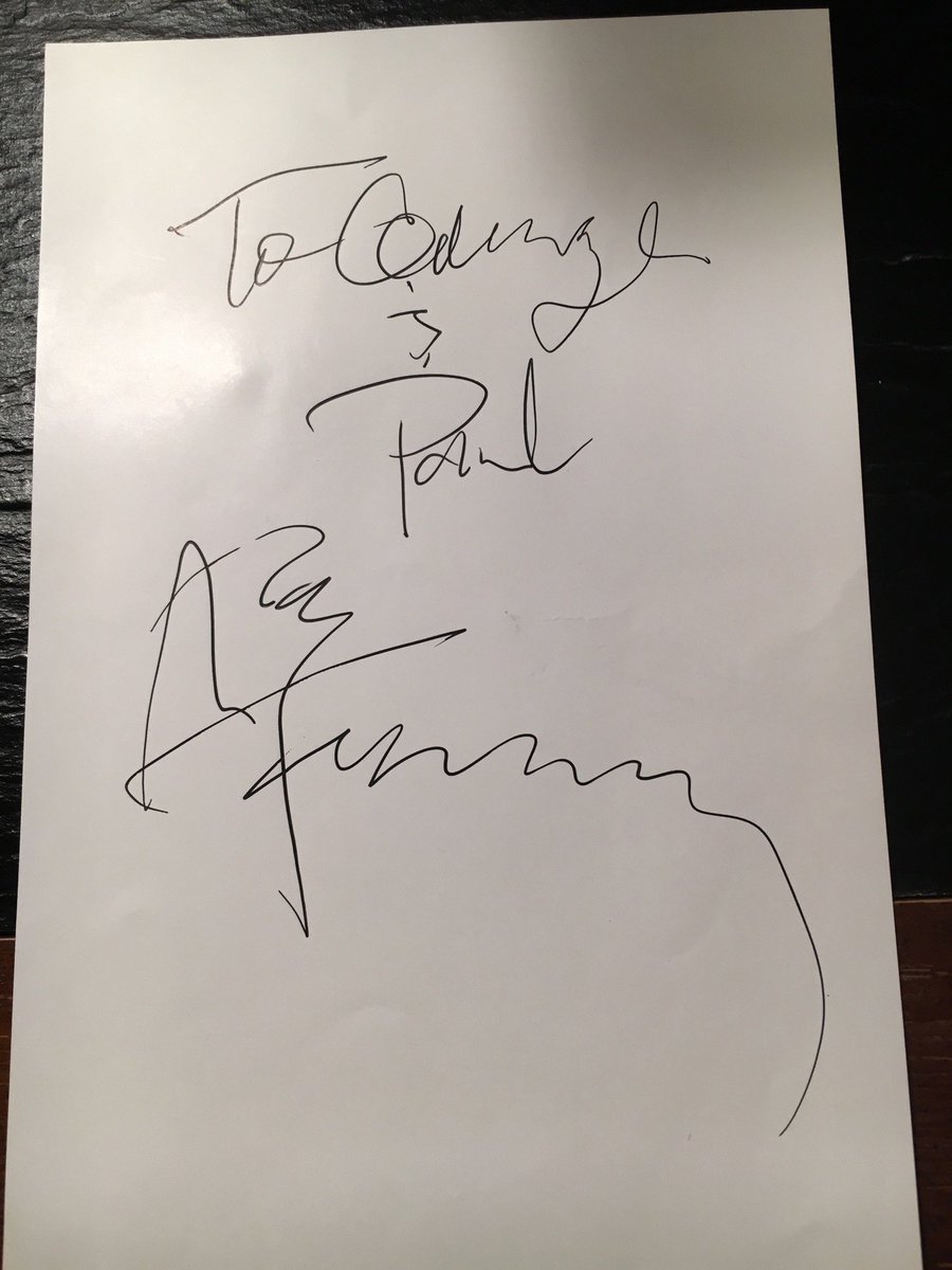 gatorgrillbuddy's tweet photo. Hey @TheRyanAdams is this the autograph of ace frehley??  Found this at my mom's house from when I was a kid.... https://t.co/bQem2OtMK0