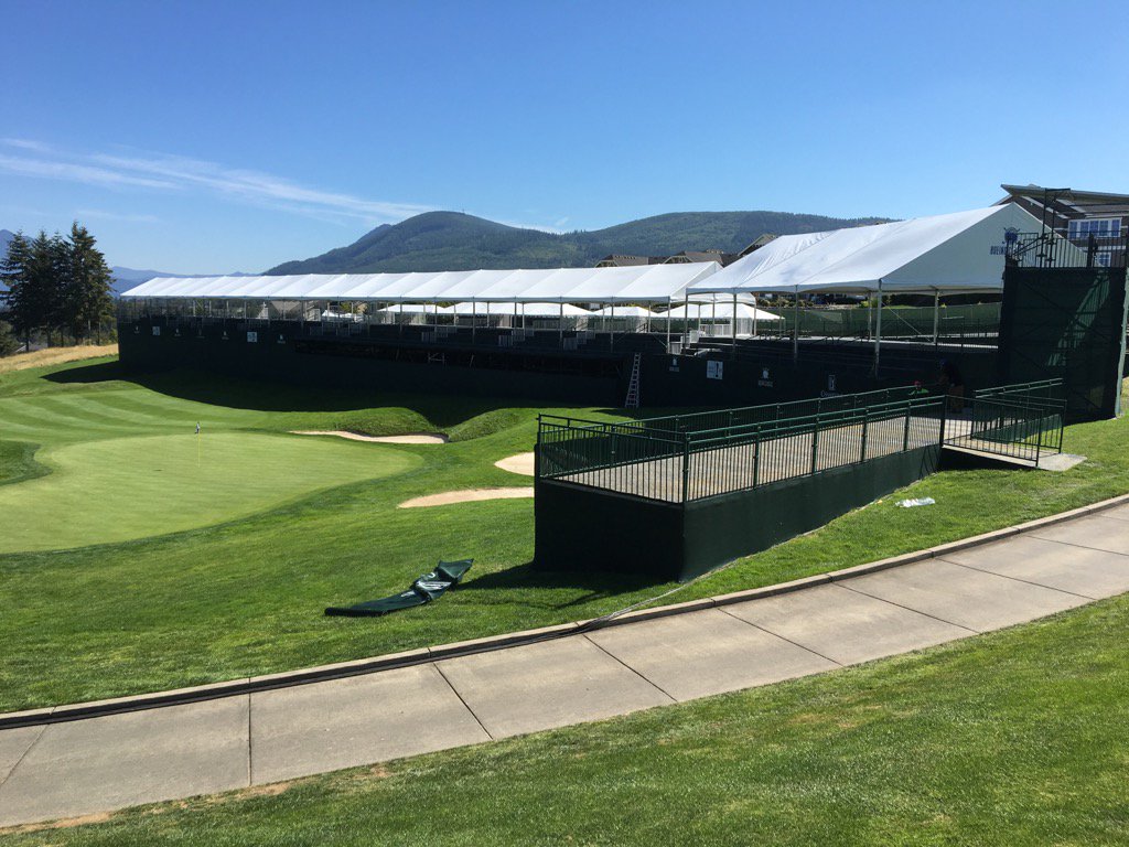 RyanWGor's tweet photo. Getting close to showtime! #boeingclassic2016 #tpcsr https://t.co/rLBncZDR82
