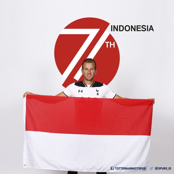 Keluarga besar Tottenham Hotspur mengucapkan,

Dirgahayu ke-71 Kemerdekaan #Indonesia 🇮🇩 Merdeka!

#RI71 #COYS