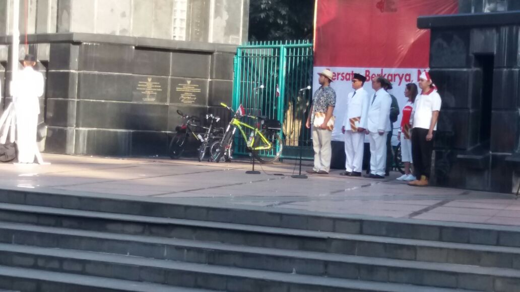 B2WIndonesia's tweet image. Live report 17an ala pesepeda, GBK Senayan cc @kosti_pusat @fixietas @SIL_BC @KOS_KAS @idfoldingbike @mtb_federal