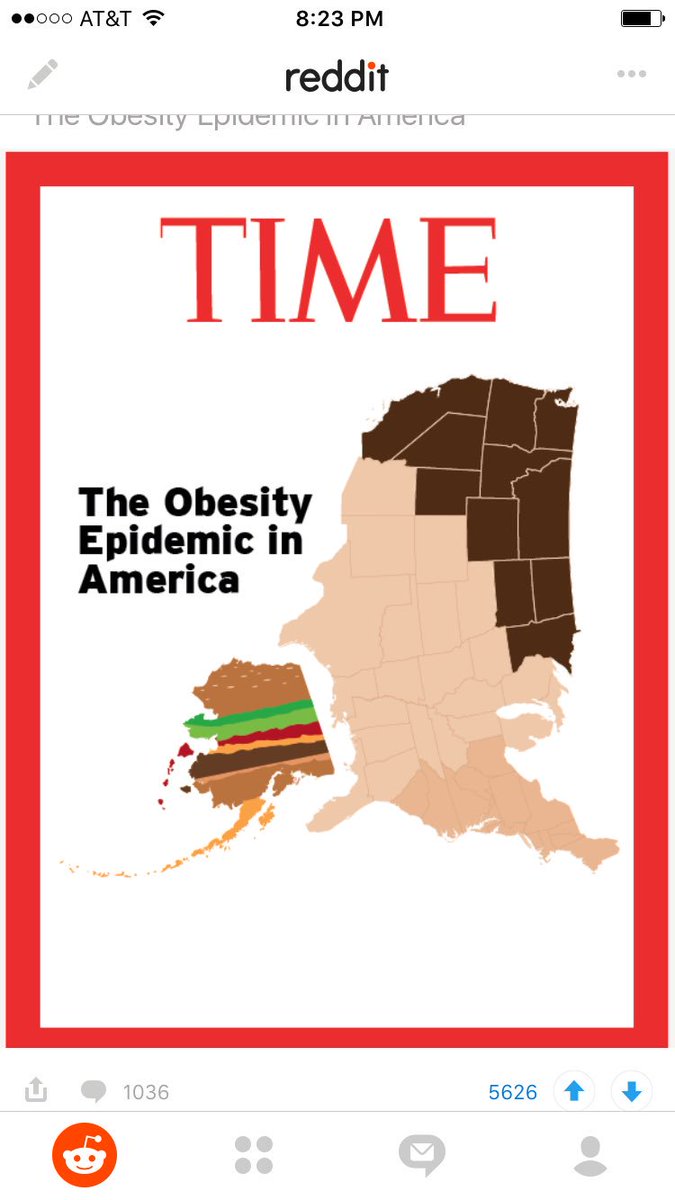 BGwhatup's tweet photo. This is such an awesome cover #MakeAmericaFatAgain #MakeAmericaThinAgain https://t.co/D417ja3NQk