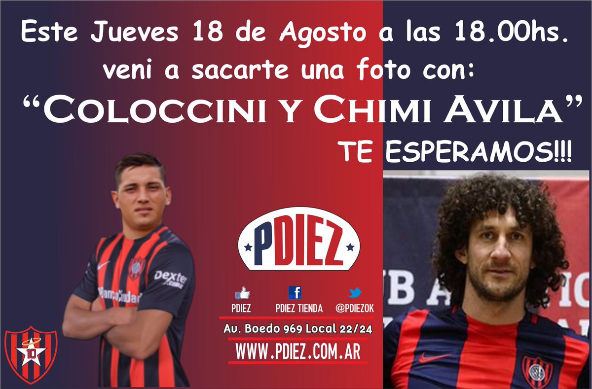 En el dia del niño, el regalo te lo hace #PDiez 
Av. Boedo 969 local 24/26
pdiez.com.ar