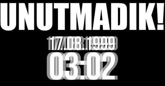 UNUTMADIK 
17 Ağustos Depremi'nin 17. Yılında Hayatını Kaybeden Vatandaşlarımızı Rahmet ve Dua ile Anıyoruz...