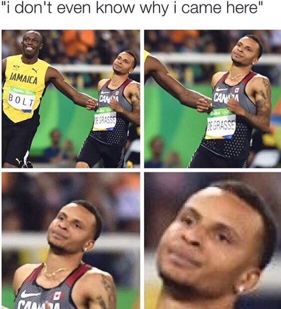 FunnyButBad's tweet photo. might as well wait 4 years so you don't have to race Usain Bolt https://t.co/hvSw3Zu0mp
