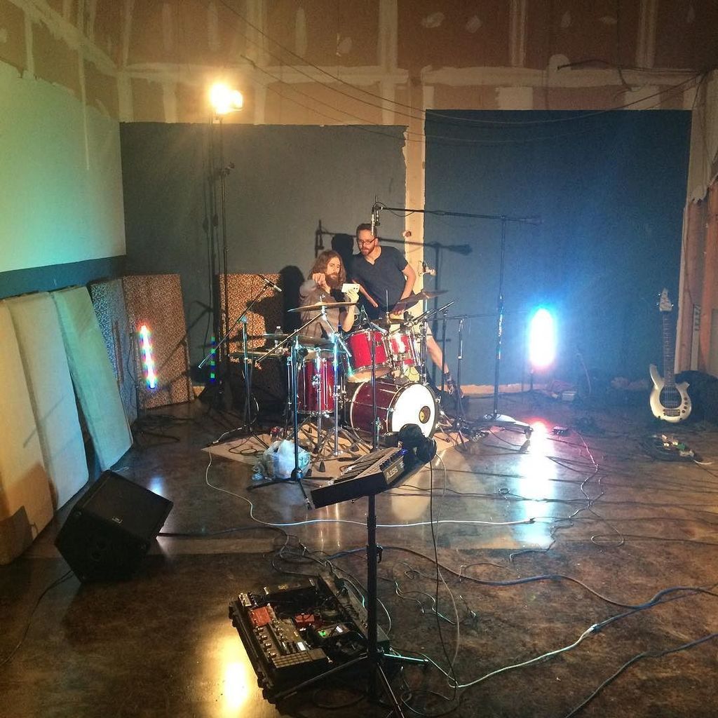 imShaneDavid's tweet photo. And so it begins. Video shoot for 'New Way to Funk' by @thepseudocowboys @raleighrecco @donaldbest @dwiggis https://t.co/dsuDQhXh5y
