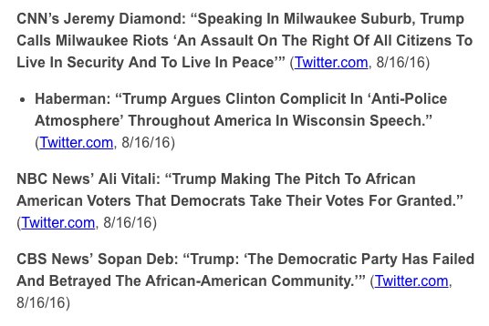 JDiamond1's tweet photo. Trump: Calls us dishonest, scum and worst human beings in the world. Trump campaign: Blasts out our tweets in email https://t.co/myC8vErnS6