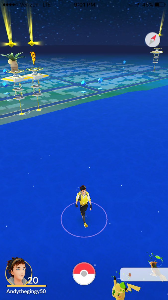 TeamInstinctSTO's tweet photo. @AtTilley sent in this pic of three instinct gyms in #KureBeach #TeamInstinct showing strong! https://t.co/nUmY6yD5XN