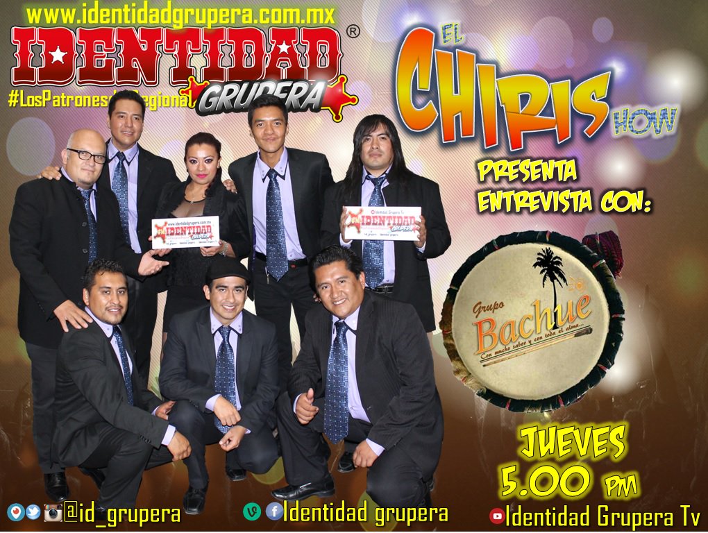 idgruperaofi's tweet photo. #LaBandaIDG este jueves #EntrevistaEnVivo con @grupo_bachue por https://t.co/L9BFiw4zZu en #ElChirisShow https://t.co/zUItYmaVtD