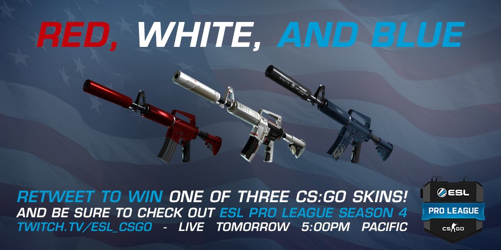 ESLCS's tweet image. RT to win, in celebration of #ESLProLeague Season 4 starting tomorrow! Watch it on esl.gg/1if3gVm