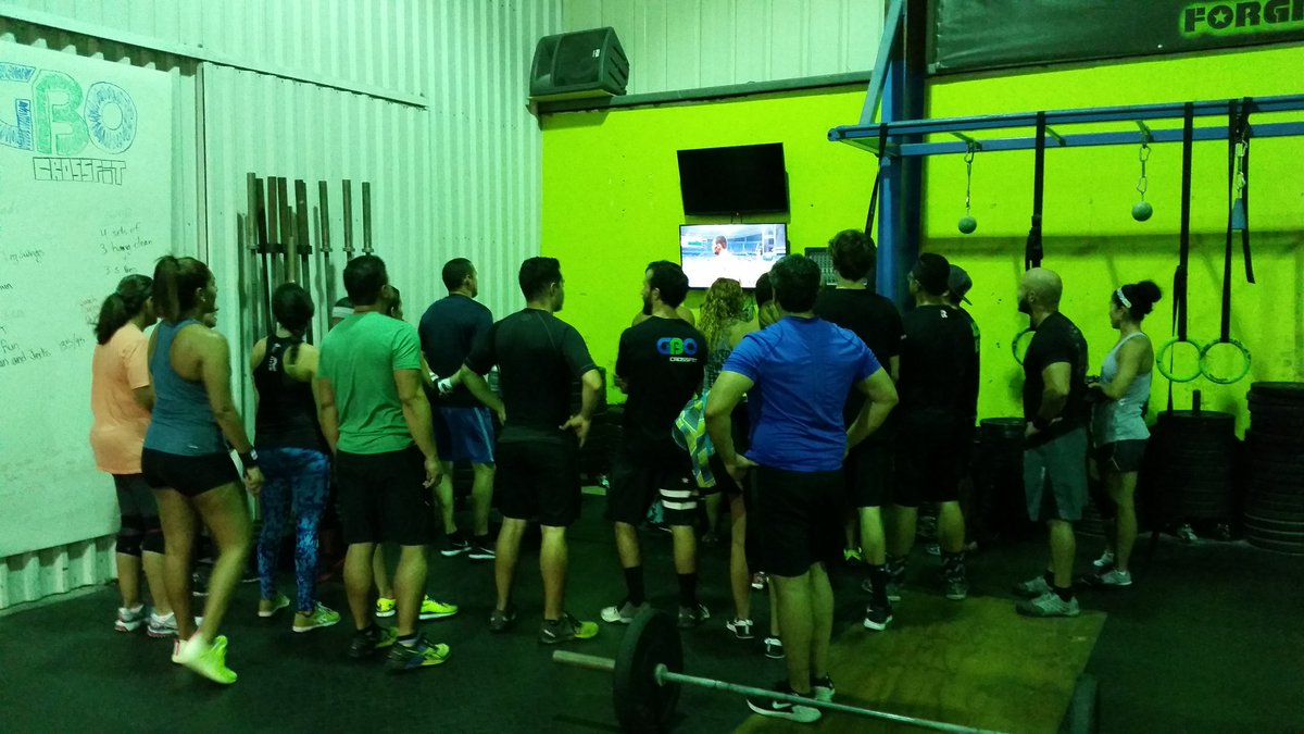 crossfitgbo's tweet photo. The wod can wait....Culson is on! #OlympicGames #Rio2016  #PuertoRico #culson https://t.co/xe1VywGpTi