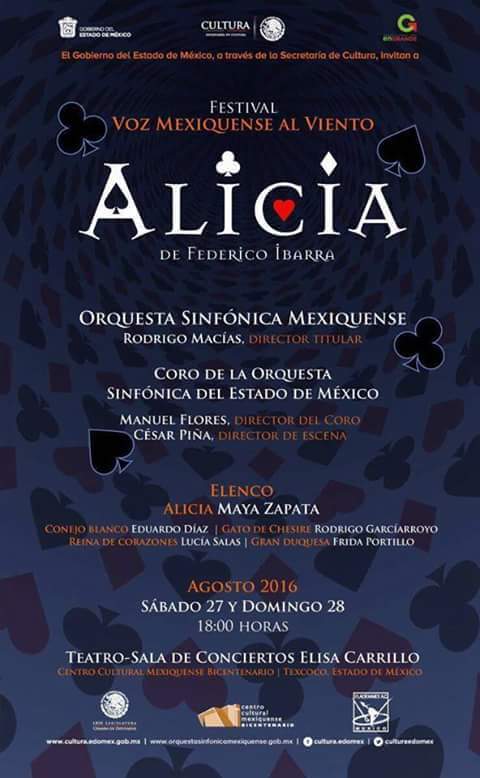 maciasrodrigo_'s tweet photo. Atrévete a conocer el mundo fantástico de #Alicia. ¡Imperdible! @EduardoGascaP @ccmbcultura @osmexiquense @coroOSEM https://t.co/BH4AtmpdQw