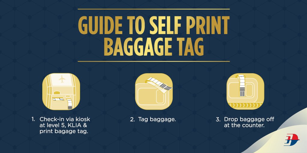 [UPDATE] Selfprint your baggage tags at Level 5 checkin kiosks for