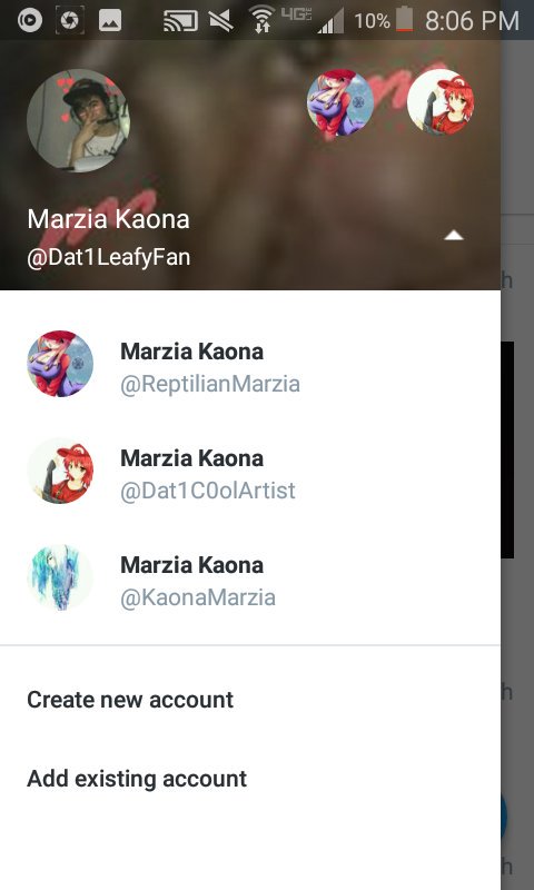 Dat1LeafyFan's tweet photo. Tell me why I have 4 accounts, and 1 I don't even use... Ahah I'm weird https://t.co/DeEhfFtoSp