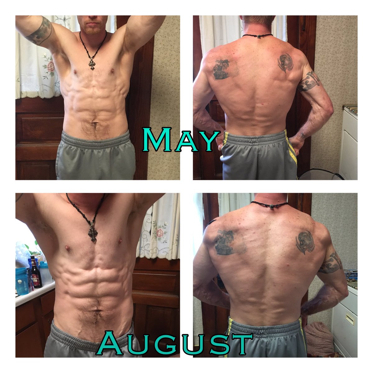 laura_salveson's tweet photo. The hubs #eightweekexperience on #thrivebylevel #weightlifting #weightmanagement #thriver #workforit #dontstopyet https://t.co/tQ8oiJdYNl