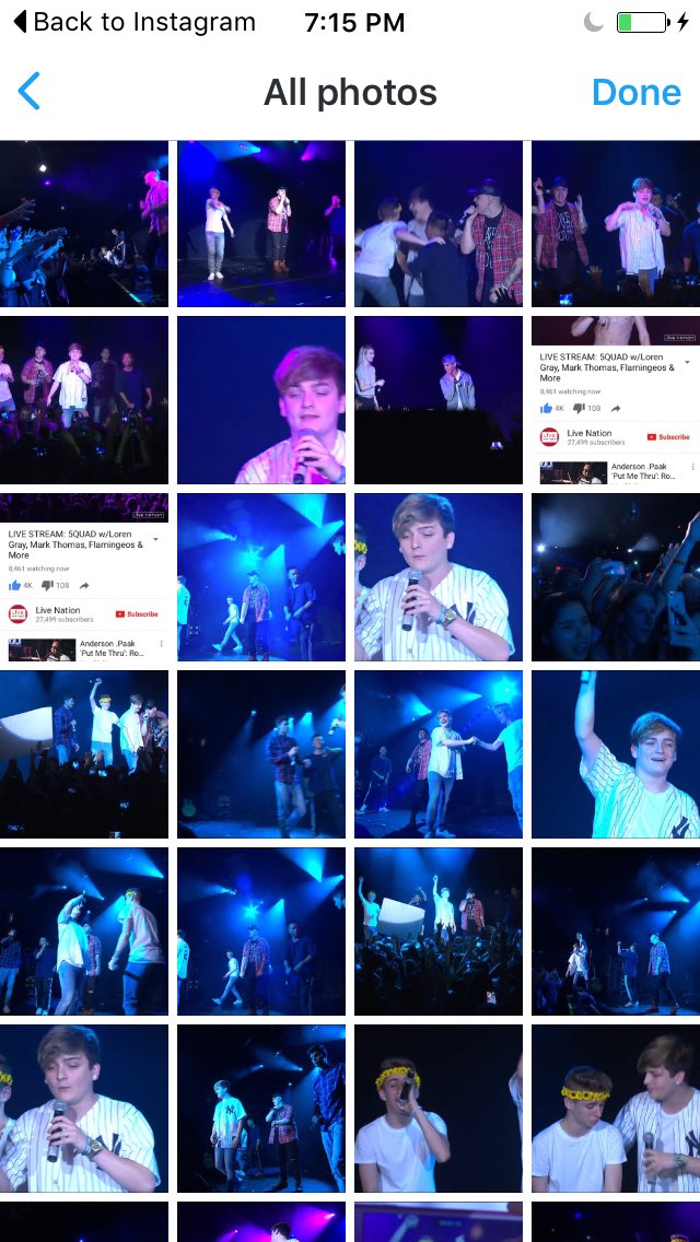_phoenixnicole's tweet photo. This is all my camera roll is arm #TLGLive https://t.co/VjiMgFM9ZU