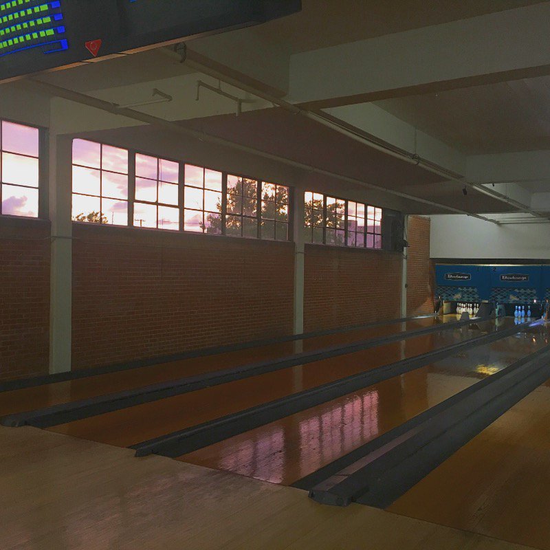 CorporateWWE's tweet photo. The perfect Texas sunset to cap off a perfect summer night, bowling with @CorporateWWE! #TeamWWEX #WWEXLife https://t.co/0iFFOH9lgC