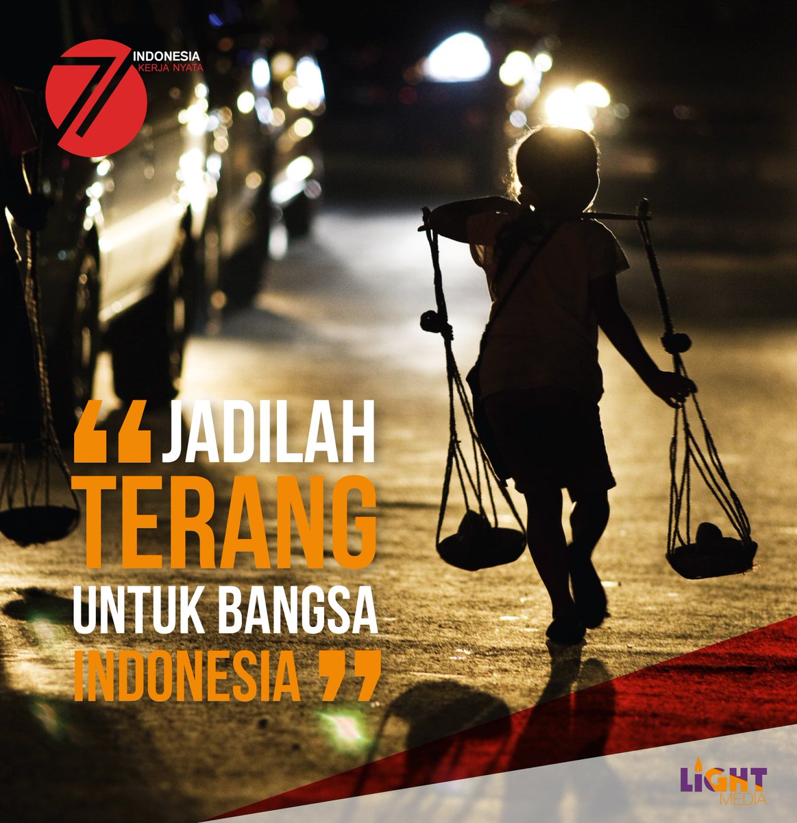 Dirgahayu Republik Indonesia ke 71 semangat kerja nyata untuk perubahan Rakyat Indonesia. Merdekaa!! #RI71