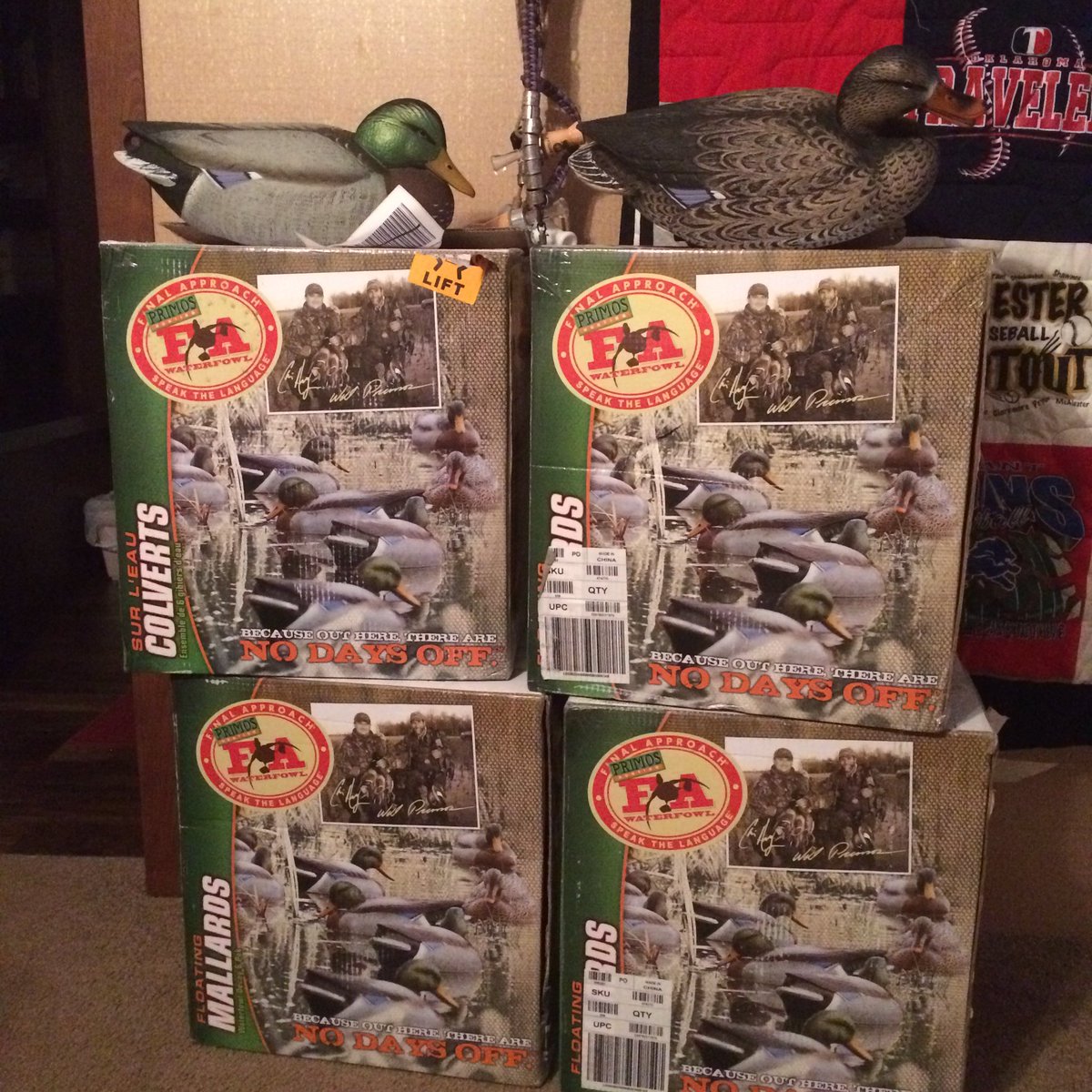 bandchaserz's tweet photo. Got a shipment of decoys in today, and we are expecting another one tomorrow.  #gettingreadyforthegrind https://t.co/G1HYtgqAyz
