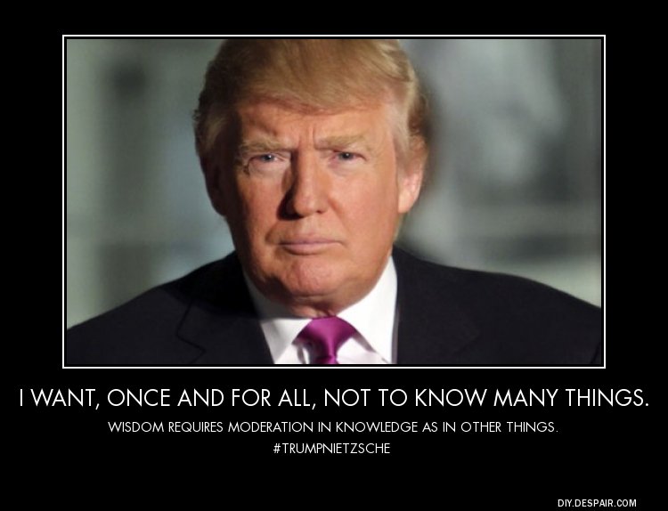 TrumpNietzsche's tweet photo. "Wisdom requires moderation," from Twilight of the Idols https://t.co/cyr6G3V0WJ