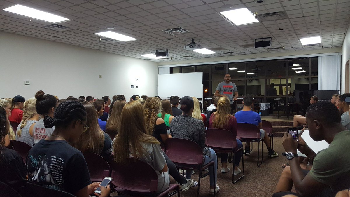 SEUFireWSoccer's tweet image. Special thanks to @CoachRjayBarsh for speaking to @SEUFireWSoccer , @SEUFireMSoccer , and @SEUFireVBall #fuelthefire