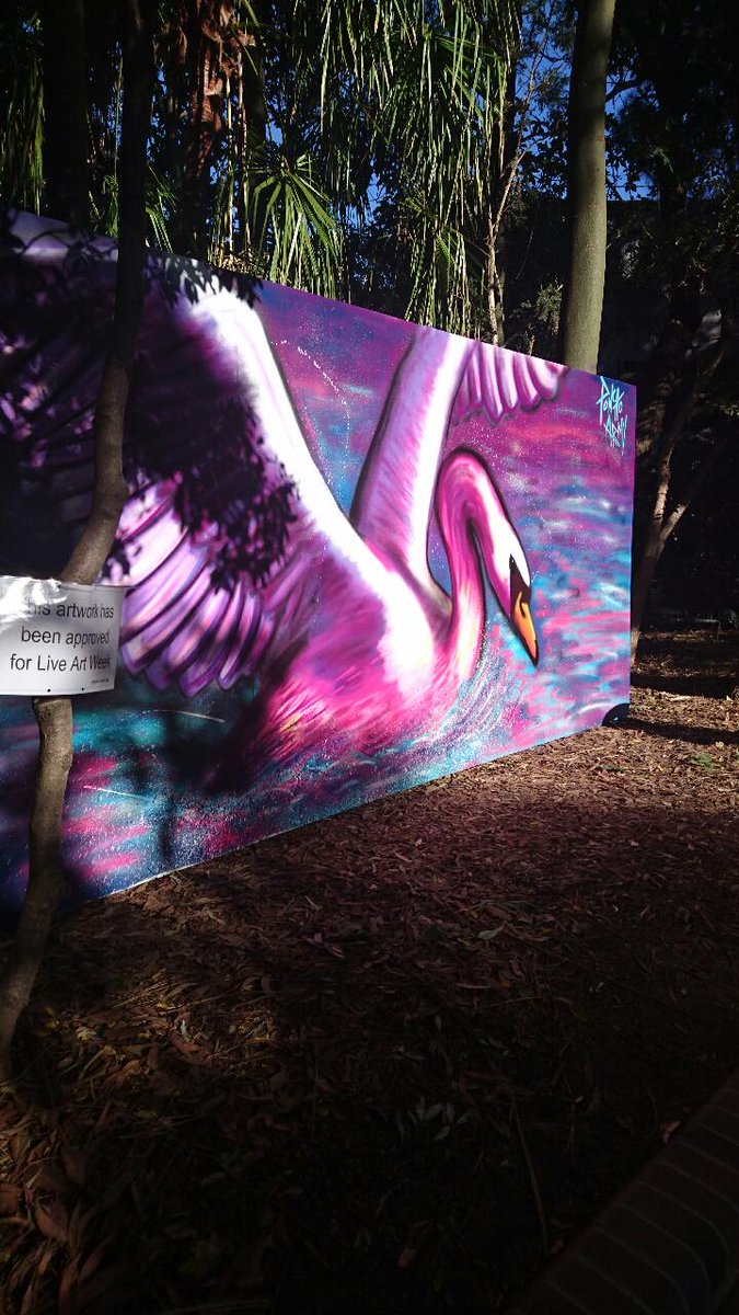 UOWalumni's tweet photo. Live Art Week @UOWStudentLife 16-18 Aug @UOW Wollongong campus transformed into an artistic paradise! #liveartweek https://t.co/JZHPTtociQ