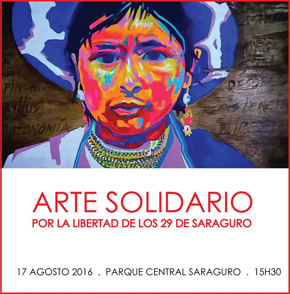 ecuarunari_ofic's tweet photo. Arte Solidario
Por Libertad 29 Saraguro
17 agosto https://t.co/ZJHwfU9h2i