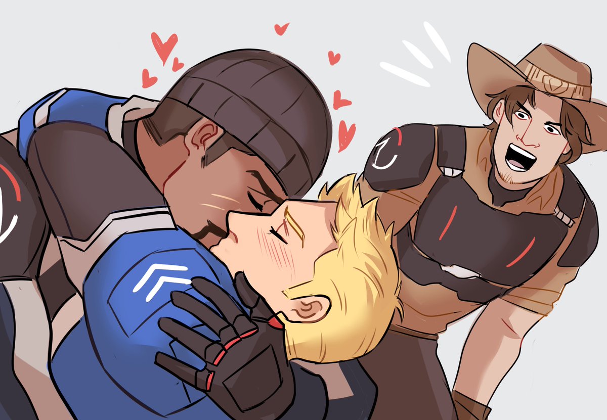 mccree is screaming bc his boss is finally gettin' some