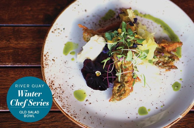 Covebardining's tweet photo. Come in for a salad that’s bursting with local flavour and colour #covebardining #brisbane #winterchefseries https://t.co/zaPufRmZzd