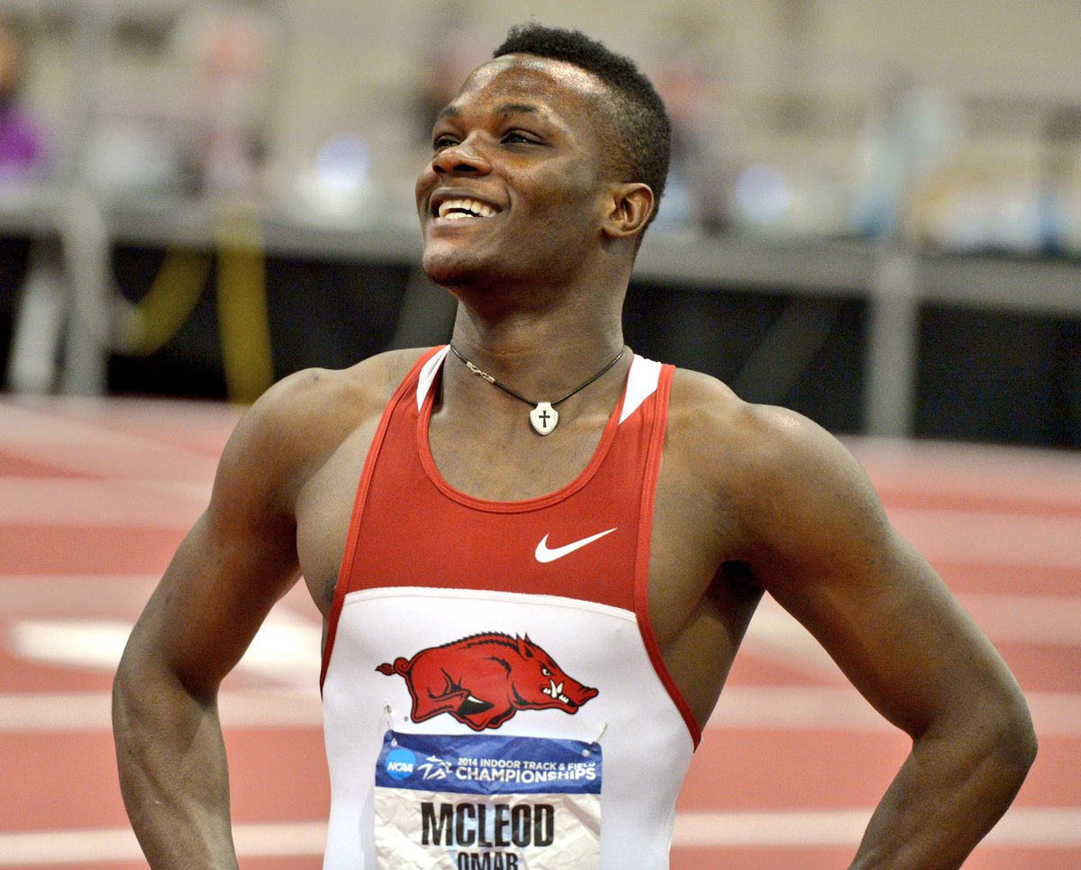 Congratulations to @Warrior_omz for taking the GOLD in the 110 Hurdles! 
🏅🐗🇯🇲