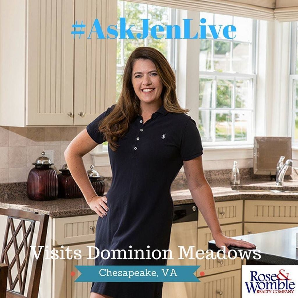 RWNewHomes's tweet photo. Join me on Wednesday for an all new #AskJenLive at Dominion Meadows in Chesapeake, VA! Thi… https://t.co/ulJSE7Yj4U https://t.co/xCCpGj2bwy