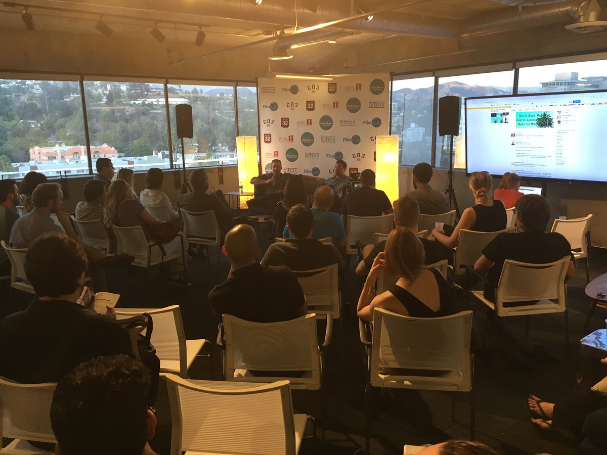 Stage32's tweet photo. Packed room at @HollyShorts Education conference by @stage32 & @filmla! #hsff2016 @RBwalksintoabar @IndieFilmHustle https://t.co/H82QEbMO95